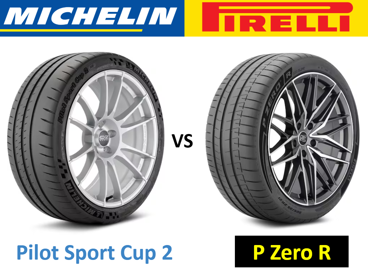 Michelin Pilot Sport Cup 2 vs Pirelli P Zero R